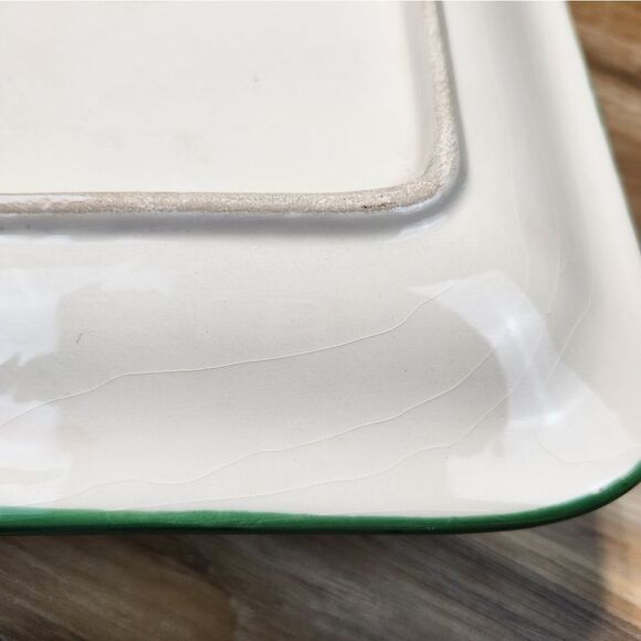 🩵Fat Chef Holiday Green "Tis the Season" Square Salad/Dessert Plates Set of 4 - Picture 13 of 13